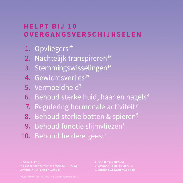 Valdispert Overgang Compleet 10 In 1 Tabletten (60 stuks) SVA00136 - 3