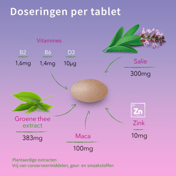 Valdispert Overgang Compleet 10 In 1 Tabletten (60 stuks) SVA00136 - 5