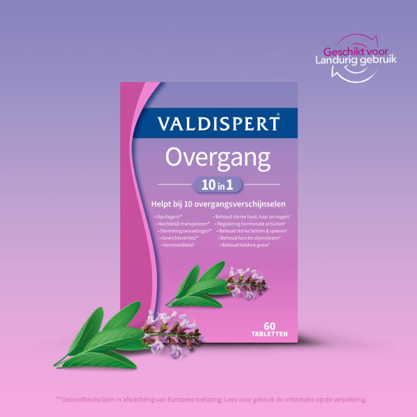 Valdispert Overgang Compleet 10 In 1 Tabletten (60 stuks) SVA00136 - 6