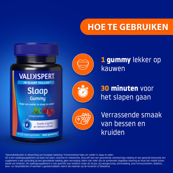 Valdispert Slaap Gummies (45 stuks) SVA00142 - 5