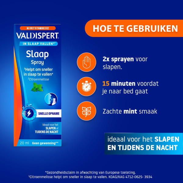 Valdispert Slaap Spray (20 ml) SVA00144 - 3
