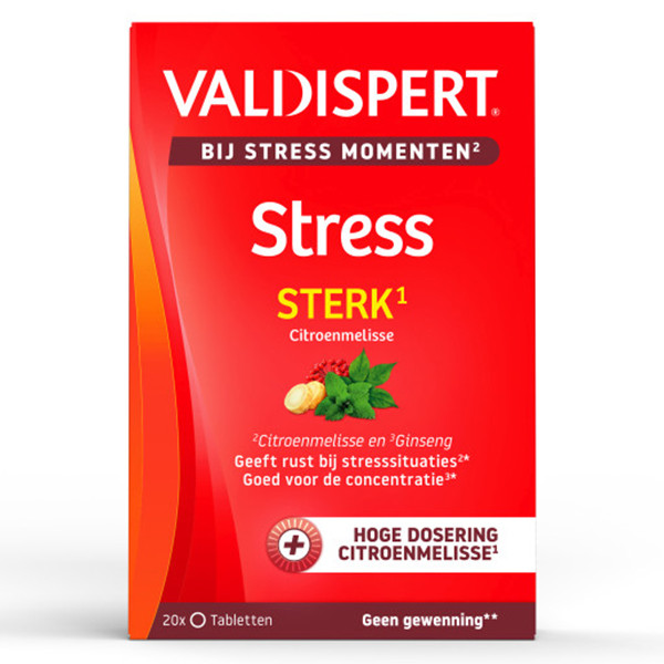 Valdispert Stress Moments Forte Sterk Tabletten (20 stuks) SVA00149 - 1