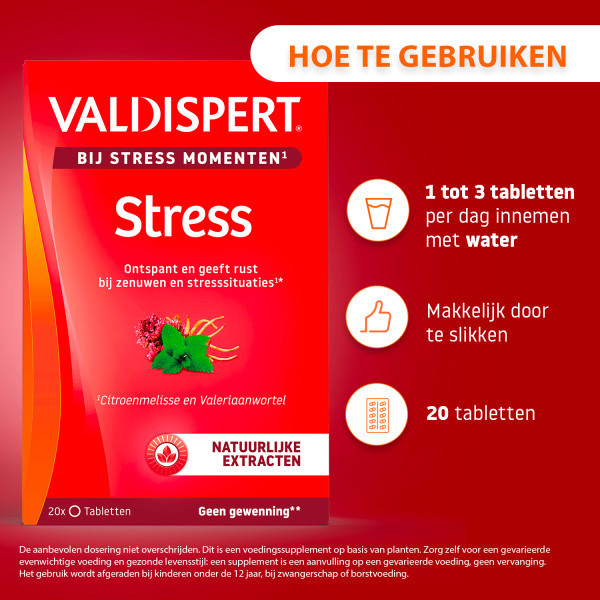 Valdispert Stress Moments Tabletten (20 stuks) SVA00150 - 4