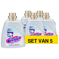 Vanish Aanbieding: Vanish Oxi Action Booster Gel Whitening (5 flessen - 1500 ml)  SVA01039