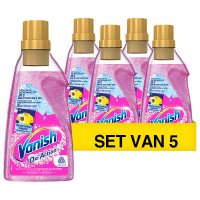 Vanish Aanbieding: Vanish Oxi Action Wasbooster Gel (5 flessen - 1500 ml)  SVA01037