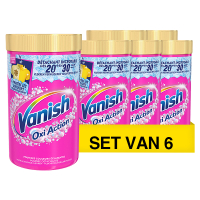 Vanish Aanbieding: Vanish Oxi Action Wasbooster Poeder (6 potten - 1410 gram)  SVA01029
