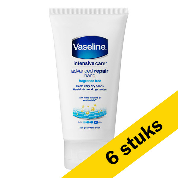 Vaseline Aanbieding: 6x Vaseline Intensive Care Advanced Repair Handcrème (75 ml)  SVA00081 - 1