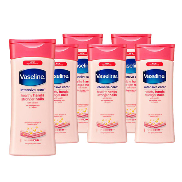 Aanbieding: 6x Vaseline Intensive Care Healthy Hands & Stronger Nails handcrème (200 ml) SVA00083 - 2