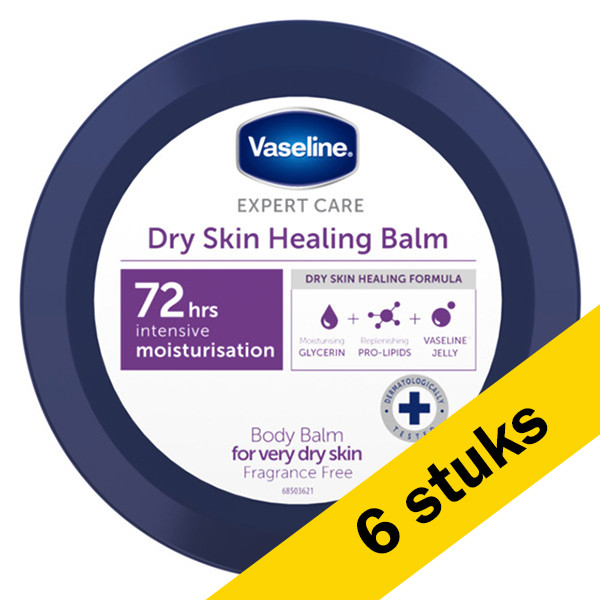 Vaseline Aanbieding: Vaseline Balm Dry Skin Healing (6x 250 ml)  SVE01008 - 1