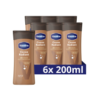 Vaseline Aanbieding: Vaseline Body Lotion Cocoa Radiant (6x 200 ml)  SVE01016
