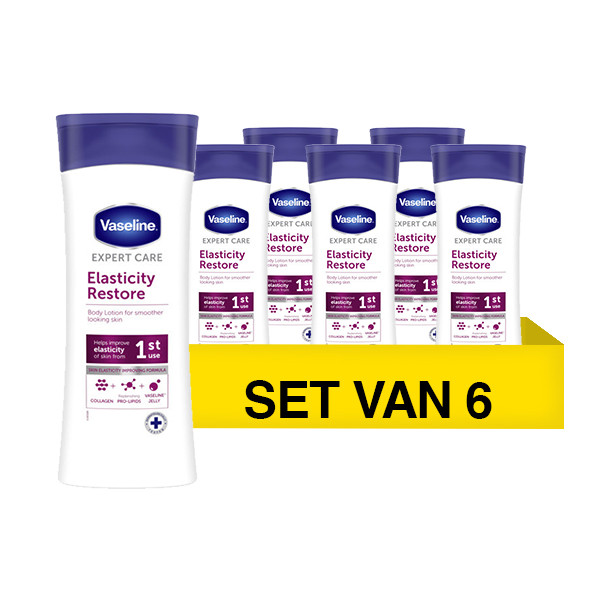 Vaseline Aanbieding: Vaseline Body Lotion Elasticity (6x 400 ml)  SVE01012 - 1