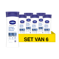 Vaseline Aanbieding: Vaseline Body Lotion Instant Dry (6x 400 ml)  SVE01010