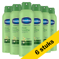 Vaseline Aanbieding: Vaseline Body Lotion Spray AloeFresh (6x 190 ml)  SVE01020