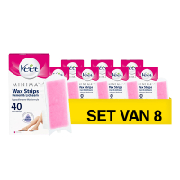 Veet Minima koude waxstrips benen en lichaam (8 verpakkingen à 40 stuks)