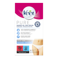 Veet Pure waxstrips bikinilijn gevoelige huid (16 stuks)  SVE00172