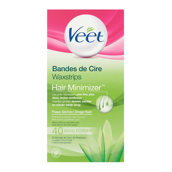 Veet waxstrips droge huid (40 stuks)  SVE00023 - 1