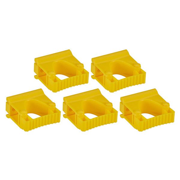 Vikan Hi-Flex ophangsysteem 5 stuks (geel)  SVI01031 - 1