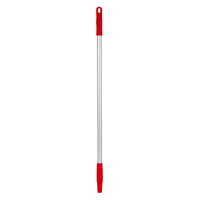 Vikan Hygiene Aluminium Steel | Schroefdraad | 29314 | 84 cm | Ø 22 mm | Rood SVI01220