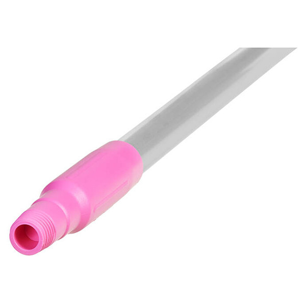 Vikan Hygiene Aluminium Steel | Schroefdraad | 29581 | 126 cm | Ø 25 mm | Roze SVI01205 - 2