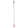 Vikan Hygiene Aluminium Steel | Schroefdraad | 29584 | 126 cm | Ø 25 mm | Rood SVI01204 - 1
