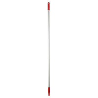 Vikan Hygiene Aluminium Steel | Schroefdraad | 29594 | 146 cm | Ø 25 mm | Rood SVI01213