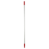 Vikan Hygiene Aluminium Steel | Schroefdraad | 29594 | 146 cm | Ø 25 mm | Rood SVI01213 - 1