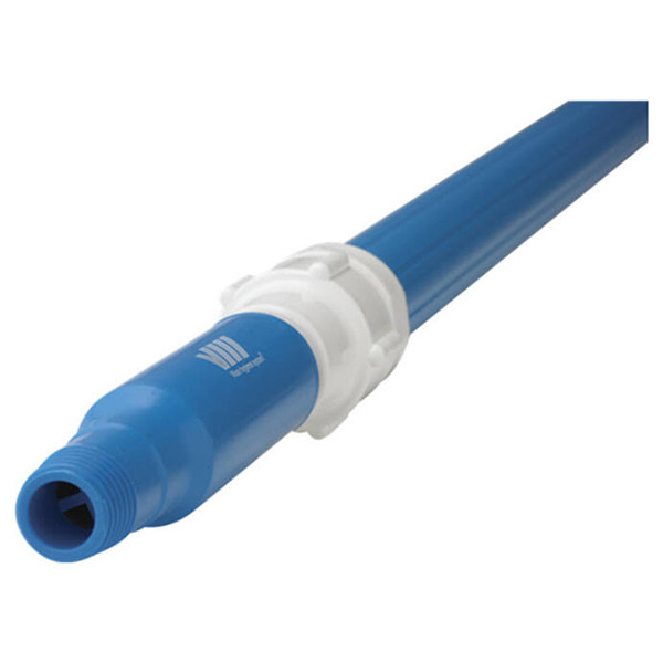Vikan Hygiene Aluminium Telescoopsteel | Waterdoorvoer | 2973Q3 | 160-278 cm | Ø 32 mm | Blauw SVI01225 - 2