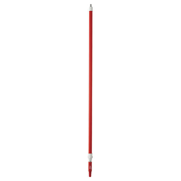 Vikan Hygiene Aluminium Telescoopsteel | Waterdoorvoer | 2973Q4 | 160-278 cm | Ø 32 mm | Rood SVI01228 - 1