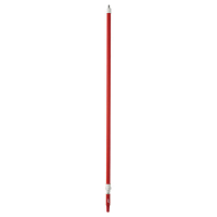 Vikan Hygiene Aluminium Telescoopsteel | Waterdoorvoer | 2973Q4 | 160-278 cm | Ø 32 mm | Rood SVI01228