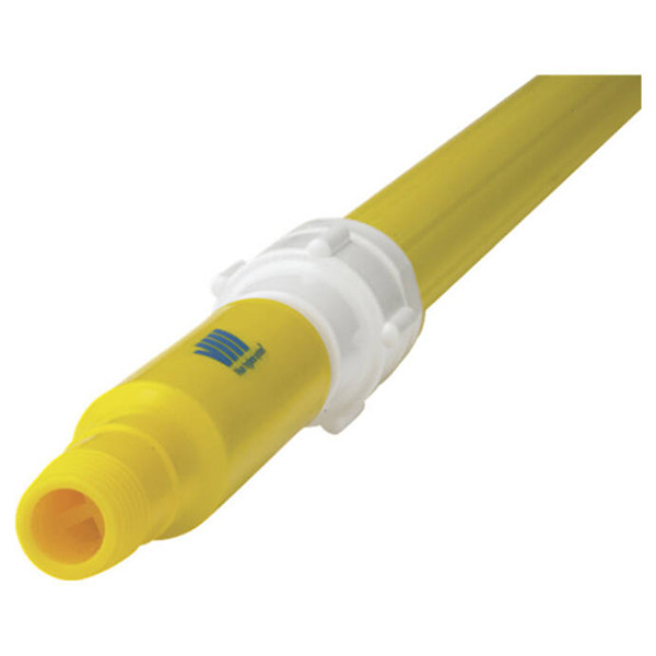 Vikan Hygiene Aluminium Telescoopsteel | Waterdoorvoer | 2973Q6 | 160-278 cm | Ø 32 mm | Geel SVI01226 - 2