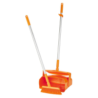 Vikan Hygiene Combinatieset Stofblik | 56657 | 117 cm | Oranje SVI01298
