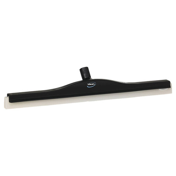 Vikan Hygiene Klassieke Vloertrekker | Flexibel | 77649 | 60 cm | Zwart met witte cassette SVI01126 - 1