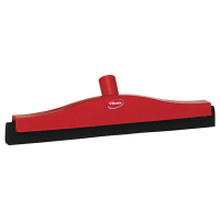 Vikan Hygiene Klassieke Vloertrekker | Vast | 77524 | 40 cm | Rood met zwarte cassette SVI01145