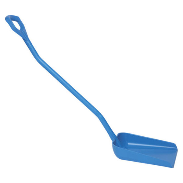 Vikan Hygiene Schep | Ergonomische steel | Groot blad | 56013 | 131 cm | Blauw SVI01257 - 2