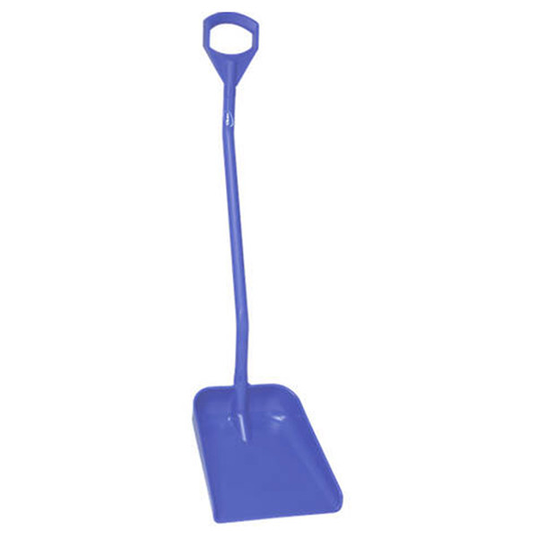 Vikan Hygiene Schep | Ergonomische steel | Groot blad | 56018 | 131 cm | Paars SVI01267 - 1