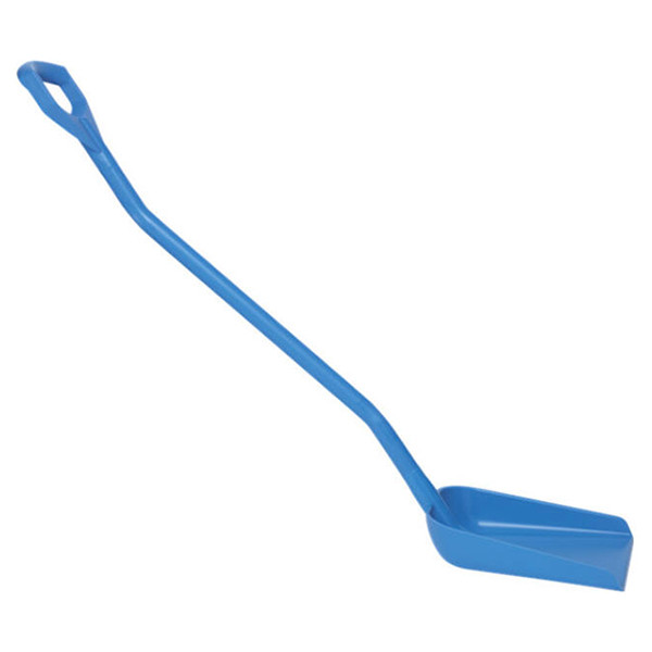 Vikan Hygiene Schep | Ergonomische steel | Klein blad | 56113 | 128 cm | Blauw SVI01261 - 2