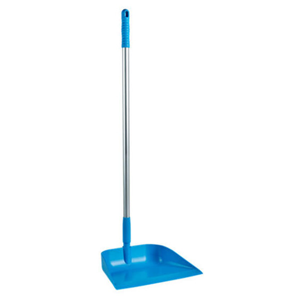 Vikan Hygiene Stofblik | Rechtopstaande Aluminium Steel | 56623 | 75 cm | Blauw SVI01269 - 1
