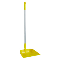 Vikan Hygiene Stofblik | Rechtopstaande Aluminium Steel | 56626 | 75 cm | Geel SVI01270