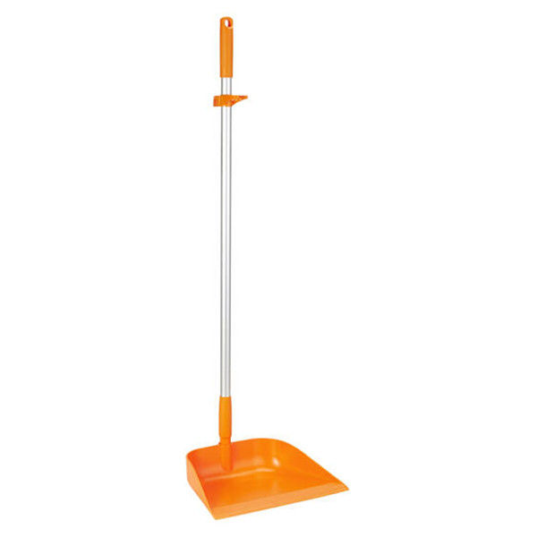 Vikan Hygiene Stofblik | Rechtopstaande Aluminium Steel | 56627 | 75 cm | Oranje SVI01273 - 1
