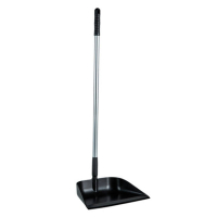 Vikan Hygiene Stofblik | Rechtopstaande Aluminium Steel | 56629 | 75 cm | Zwart SVI01277