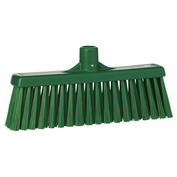 Vikan Hygiene Veger | Rechte nek | Medium vezels | 31662 | 31 cm | Groen SVI01327 - 1