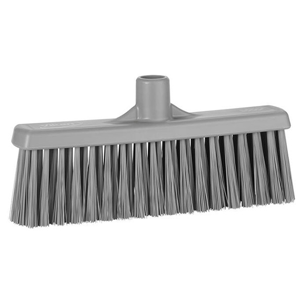 Vikan Hygiene Veger | Rechte nek | Medium vezels | 316688 | 31 cm | Grijs SVI01326 - 1