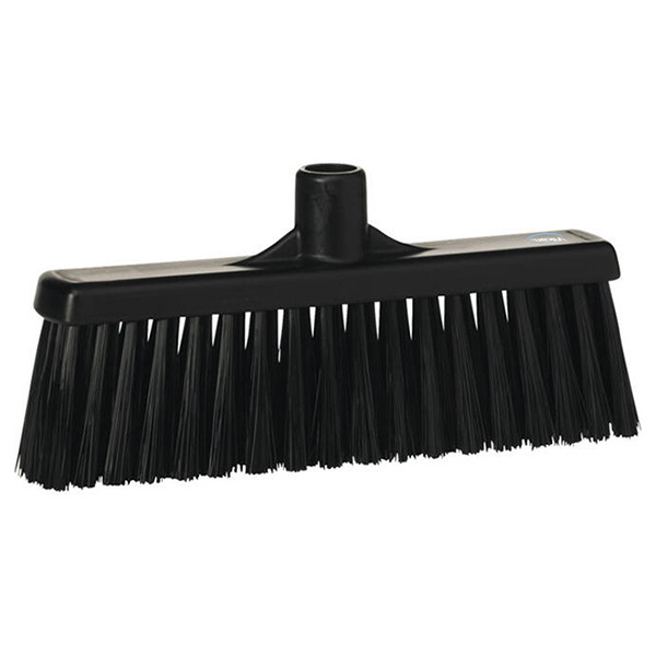Vikan Hygiene Veger | Rechte nek | Medium vezels | 31669 | 31 cm | Zwart SVI01332 - 1