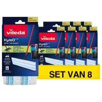 Aanbieding: Vileda H2prO Flat Mop Navulling (8 verpakkingen) SVI00235