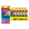 Aanbieding: Vileda Microvezel Kleuren (10 verpakkingen à 8 stuks) SVI01081 - 1