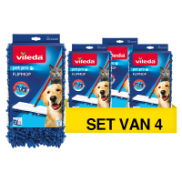 Aanbieding: Vileda Pet Pro Flipmop (4 navulverpakkingen) SVI01092