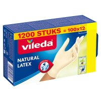 Aanbieding: Vileda Wegwerp Handschoenen Multi Latex  (12 verpakkingen à 80+20 stuks) SVI00247
