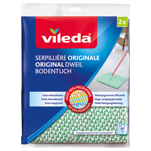 Vileda Groene Dweil (2 stuks) SVI00227 - 1