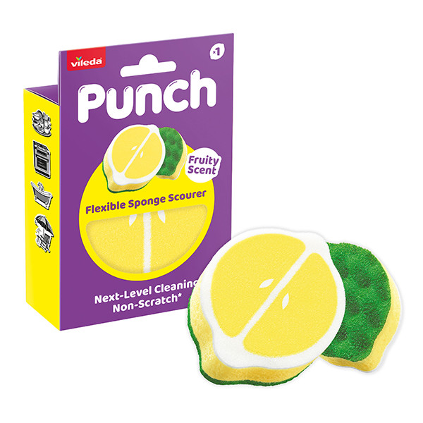 Vileda Schuurspons Punch Lemon SVI01405 - 1