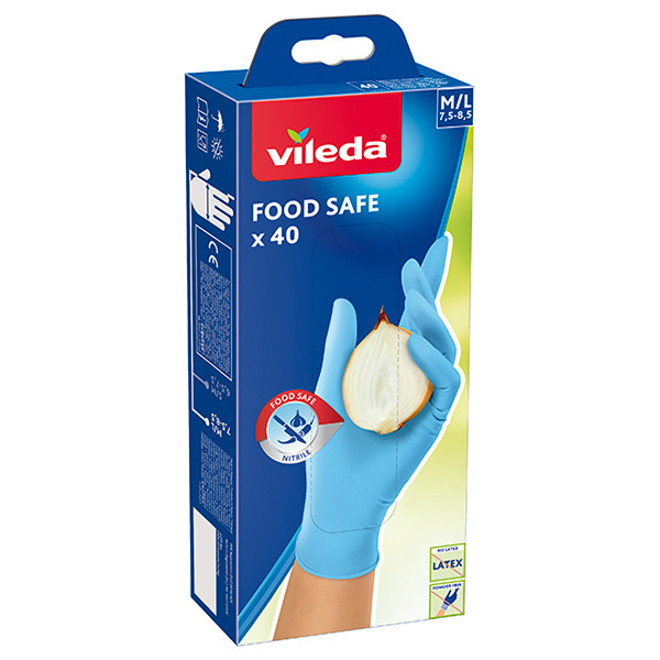 Vileda Wegwerp Handschoenen Food Safe (40 stuks) SVI00244 - 1